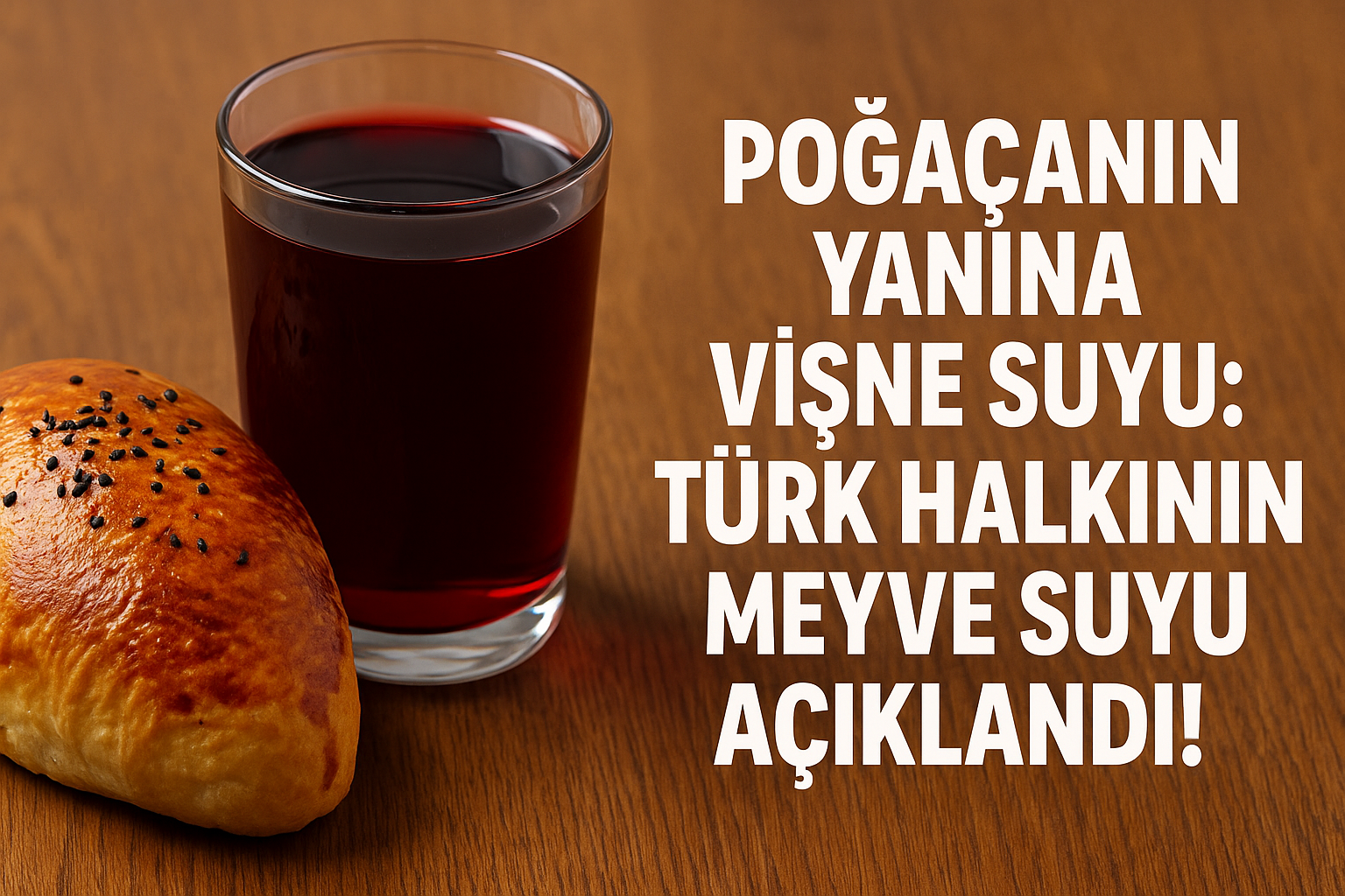 Poğaçanın yanına vişne suyu: Türk halkının meyve suyu tercihleri açıklandı!