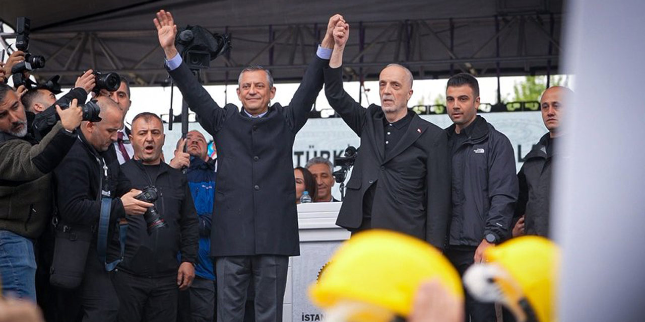 CHP lideri Özgür Özel, TÜRK-İŞ’in 1 Mayıs alanında: ‘Taksim bu baskıcı rejimden geri alınmalı’