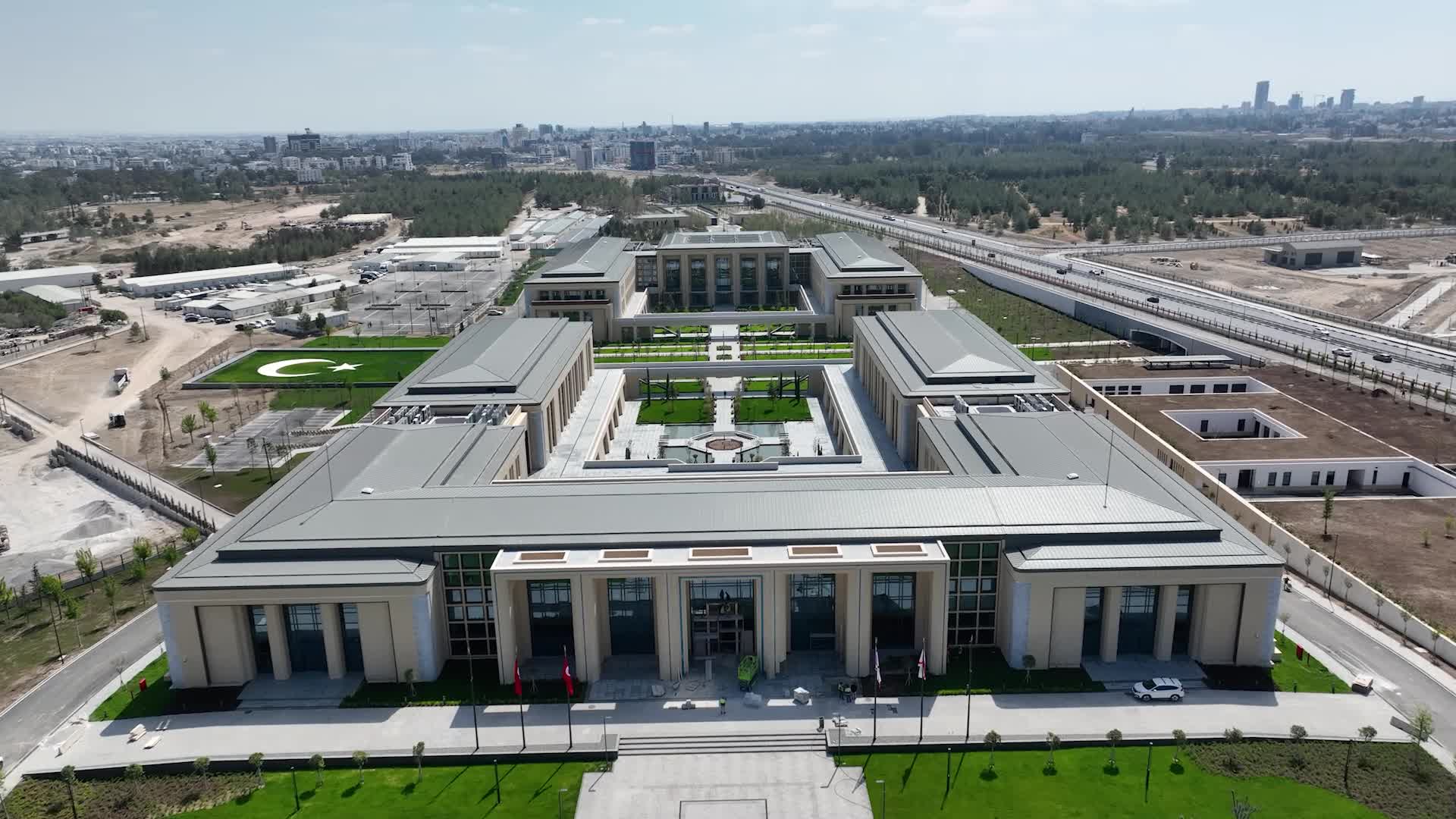 TOKİ’nin inşa ettiği KKTC Cumhurbaşkanlığı'nın açılışını Erdoğan yapacak