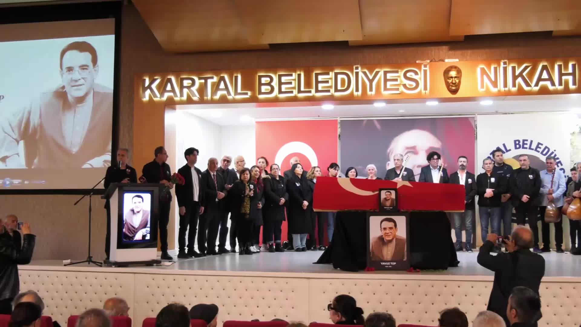 Yavuz Top Kartal Cemevi'nden son yolculuğuna uğurlandı