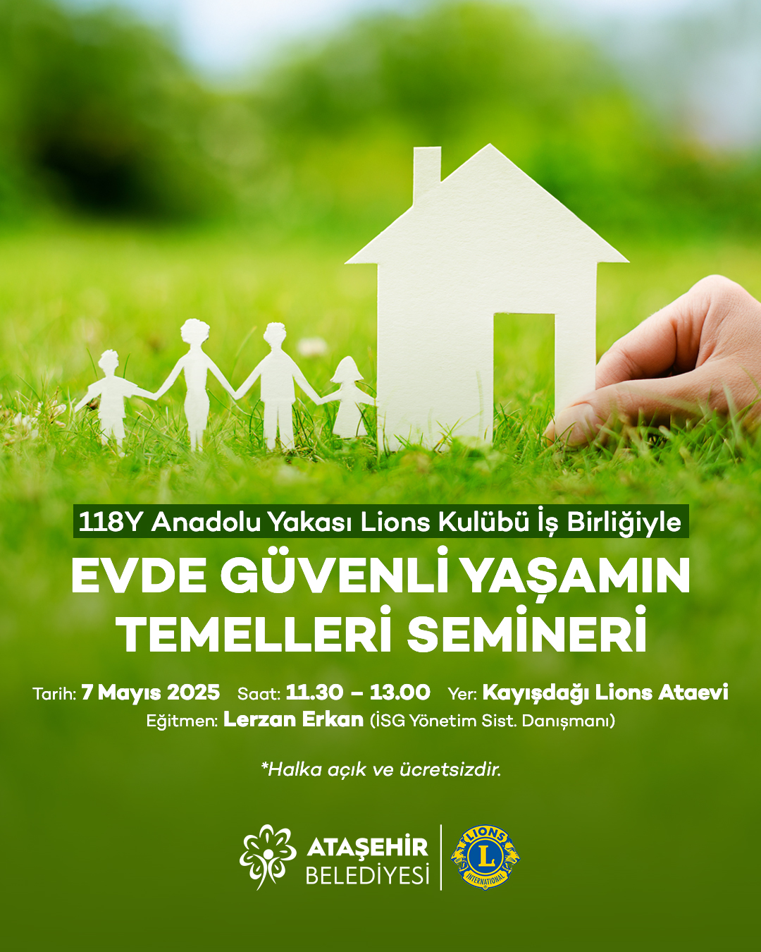 Evdeki gizli tehlikeler bu seminerde masaya yatırılacak