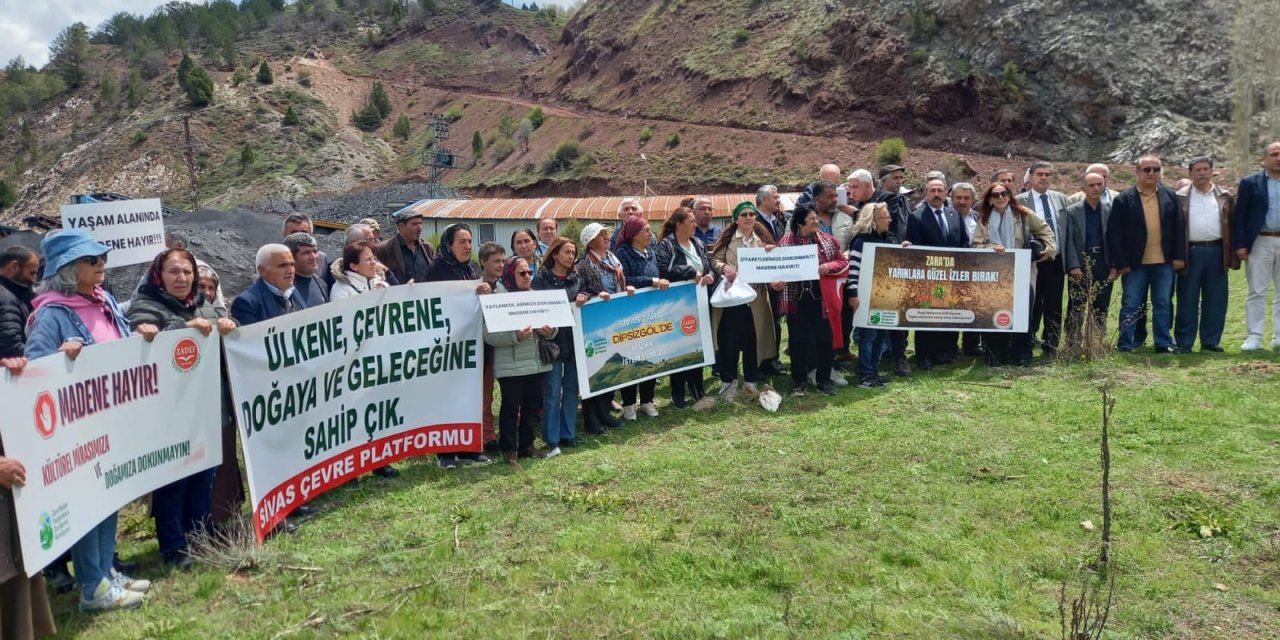 Sivaslılar kömür ocağı istemiyor: Nerede bir doğa talanı varsa orada birlikte durmalıyız
