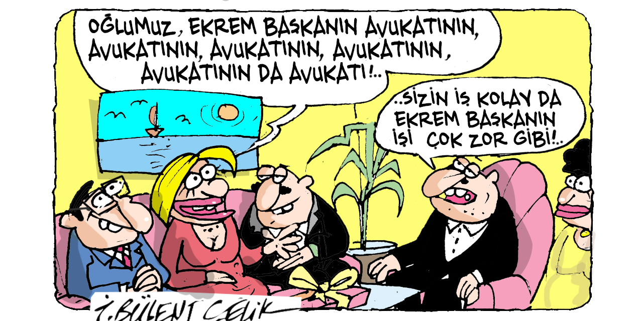 İ. Bülent Çelik'in 7 Mayıs 2025 tarihli karikatürü