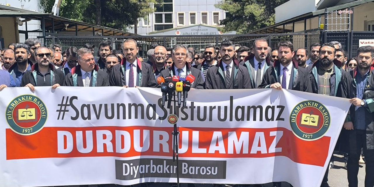 Diyarbakır’da avukata silahlı saldırı sonrası eylem