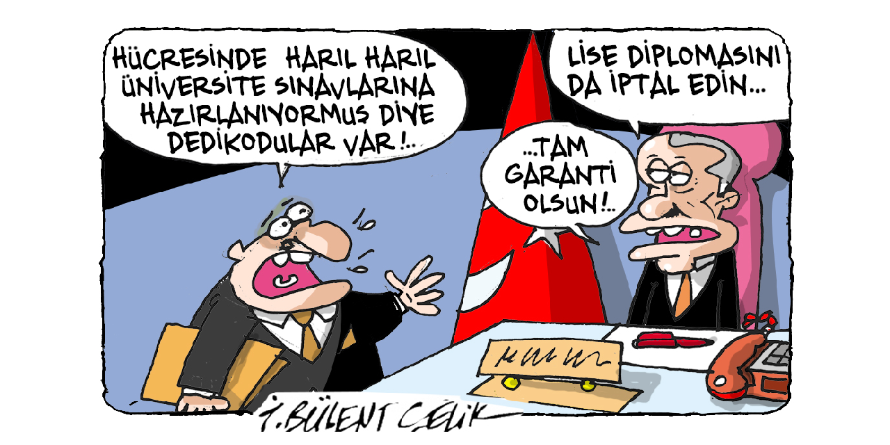 İ. Bülent Çelik'in 8 Mayıs 2025 tarihli karikatürü