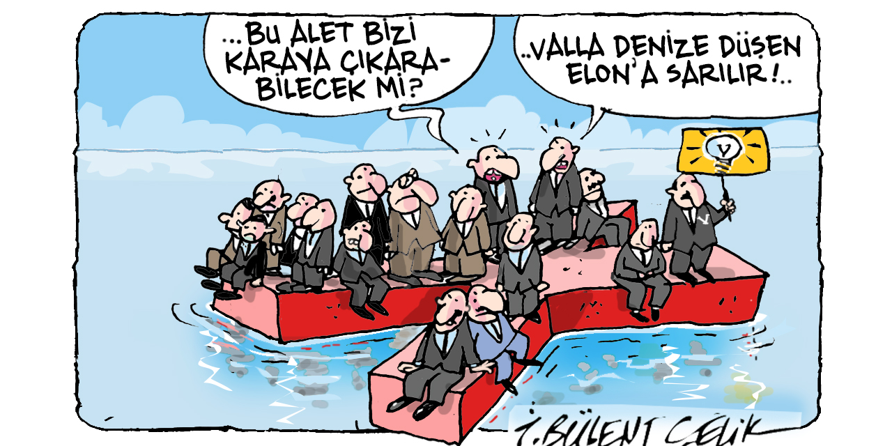 İ. Bülent Çelik'in 9 Mayıs 2025 tarihli karikatürü