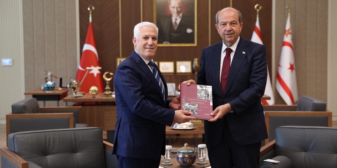 Başkan Bozbey’den KKTC Cumhurbaşkanı Ersin Tatar’a ziyaret