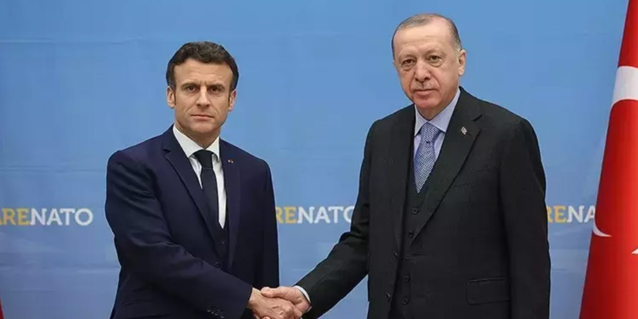 Erdoğan’dan Macron’a telefon
