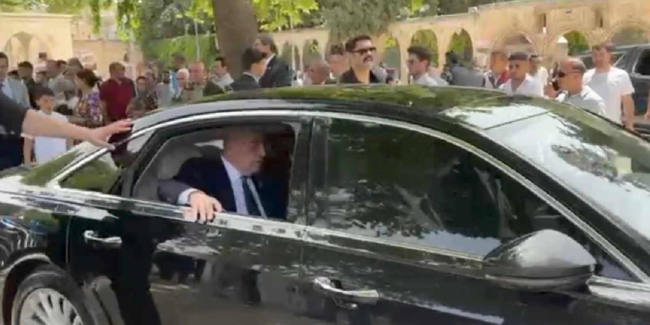 İYİ Parti lideri Dervişoğlu Balıklıgöl'ü makam aracıyla gezdi!