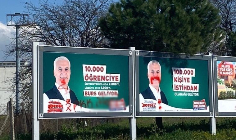 CHP'nin seçim afişlerine çirkin saldırı: 'Hesabı sandıkta sorulacak'