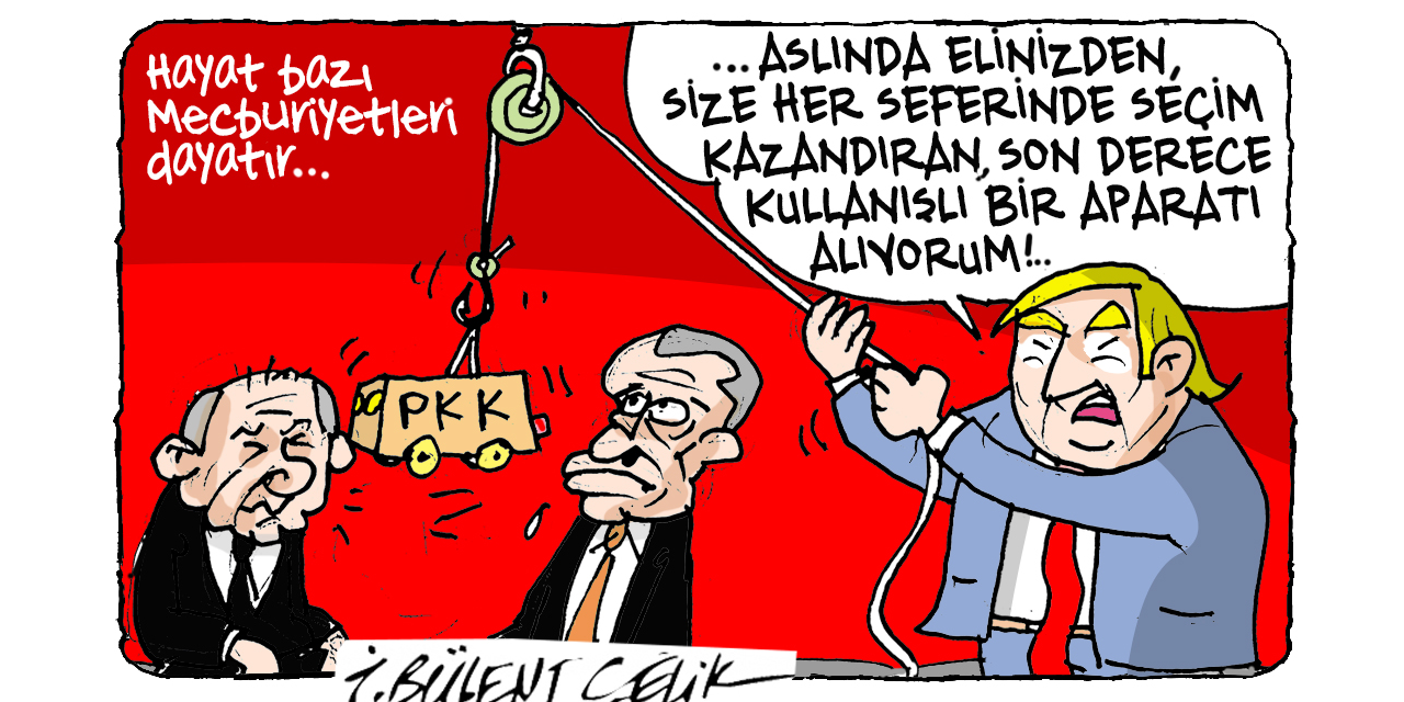 İ. Bülent Çelik'in 13 Mayıs 2025 tarihli karikatürü