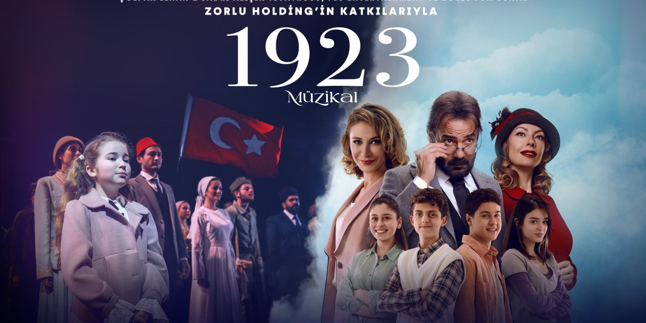 Atatürk’ü hologramla sahneye taşıyan “1923” müzikali Zorlu PSM’de