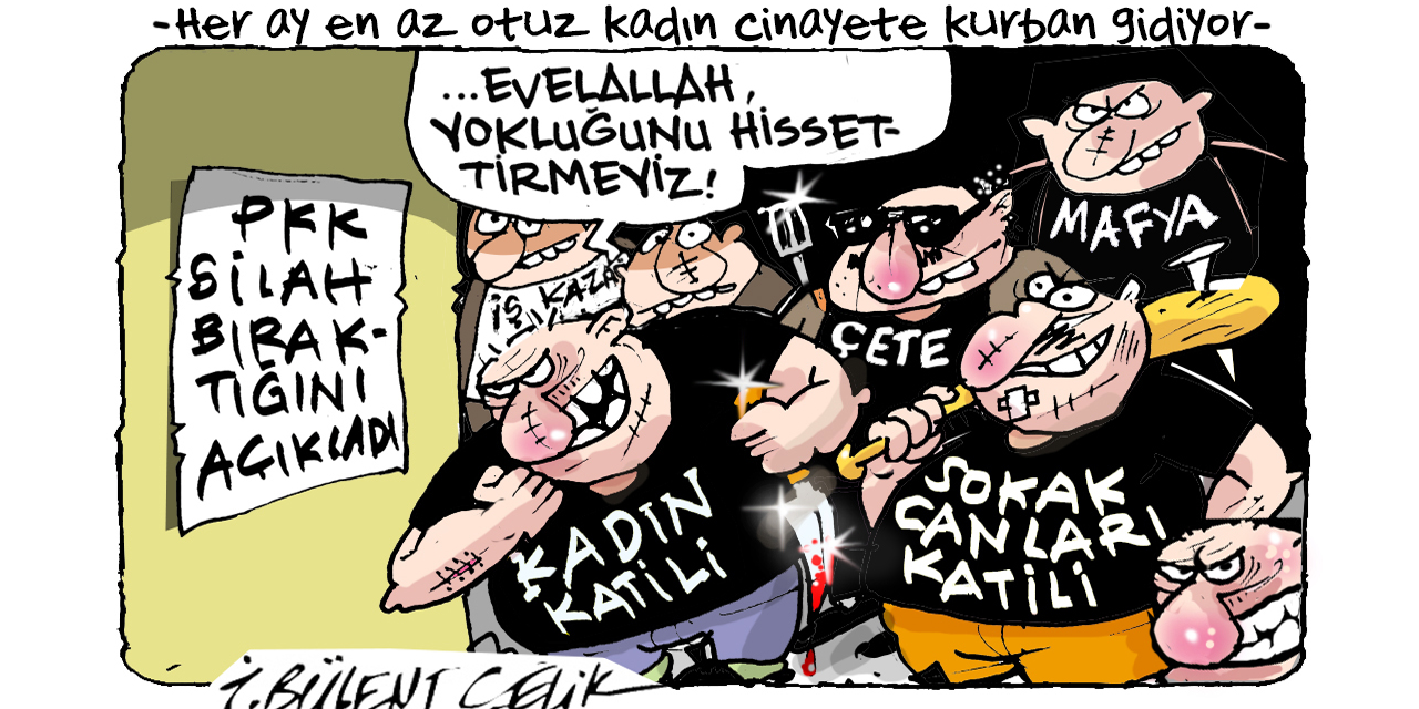 İ. Bülent Çelik'in 14 Mayıs 2025 tarihli karikatürü