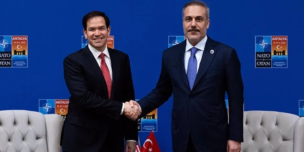 Bakan Fidan ile ABD'li mevkidaşı Rubio, Antalya'da görüştü