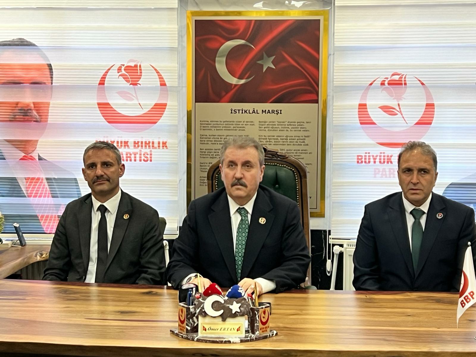 BBP'den Yeniden Refah'a çağrı: Kazanamayacaksınız, adaylarınızı çekin