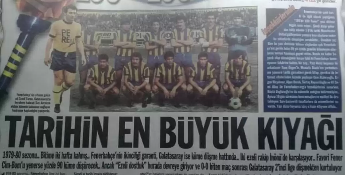 "Fenerbahçe, Galatasaray'ı küme düşmekten kurtarmıştı!" Yıllar sonra gelen itiraf gündem oldu