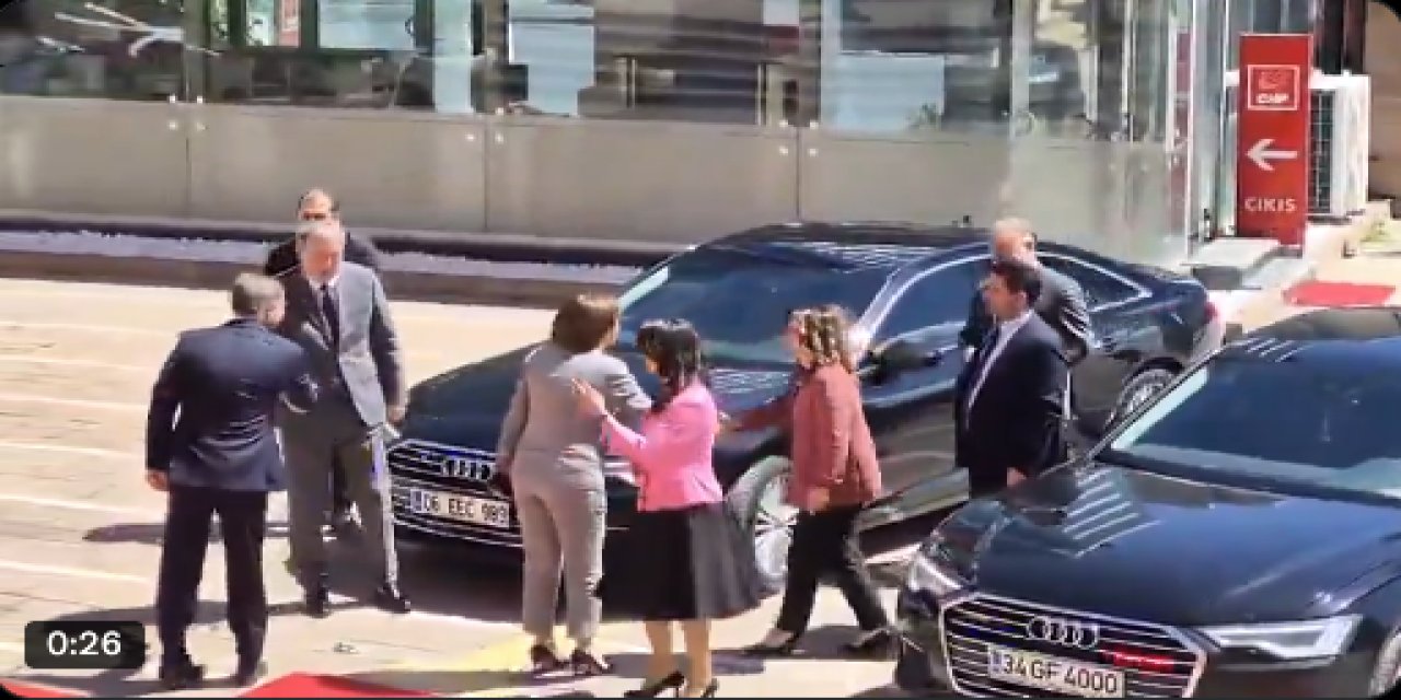 DEM Parti heyeti, CHP Genel Merkezi'nde