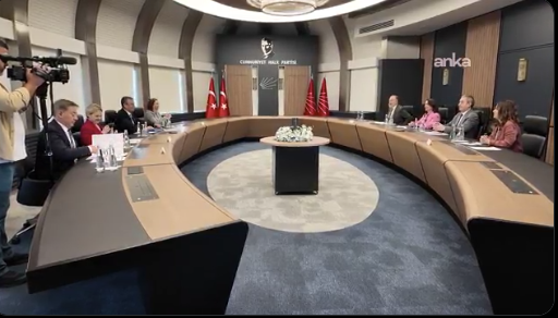 DEM Parti heyeti, CHP Genel Merkezi'nde