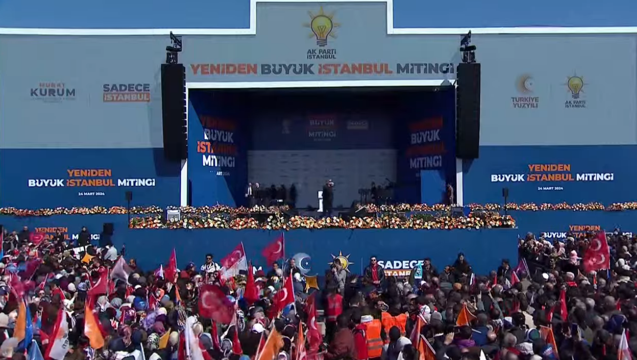 AKP'den Yeniden Büyük İstanbul Mitingi: Erdoğan katılımın 650 binde kaldığını açıkladı