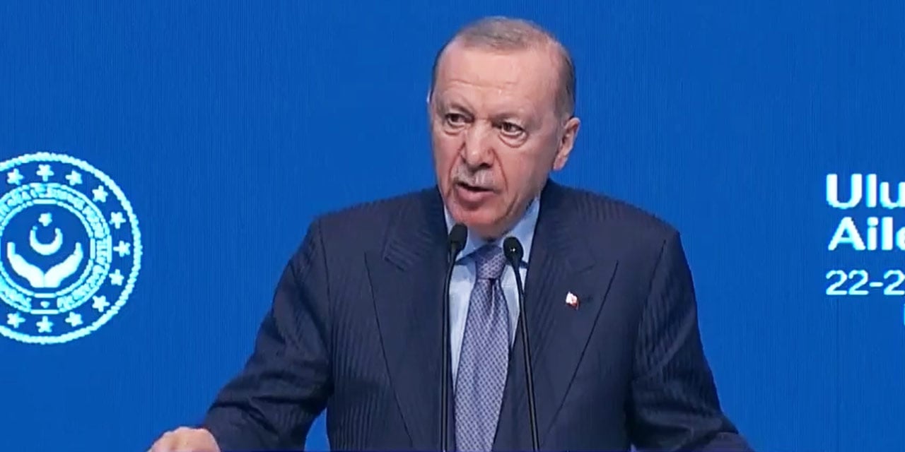 Cumhurbaşkanı Erdoğan Aile Forumu’nda konuştu: ‘Doğum hızının düşmesi ekonomideki sorunlar değil’