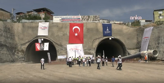 Onat Tüneli'nde ilk ışık göründü...