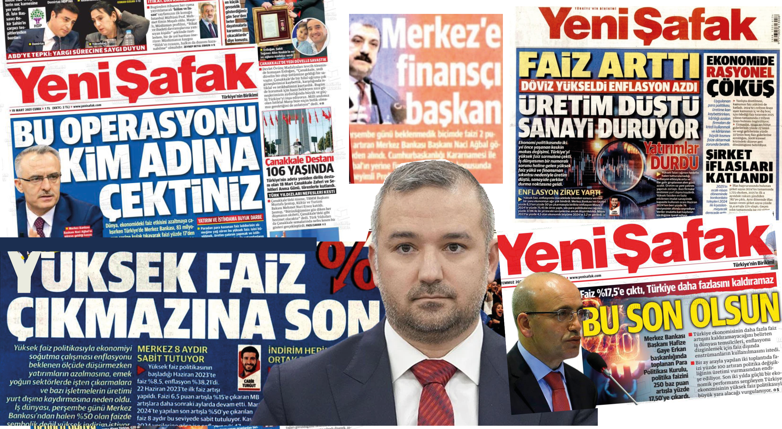 Ekonomide işler düzelmiyor... İktidara yakın Yeni Şafak'ın ekonomi yönetimine operasyonları bitmek bilmiyor