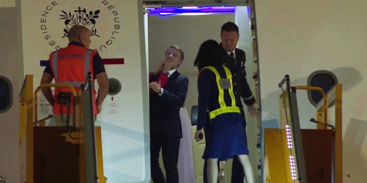 Eşinden Fransa Başkanı Macron’a tokat