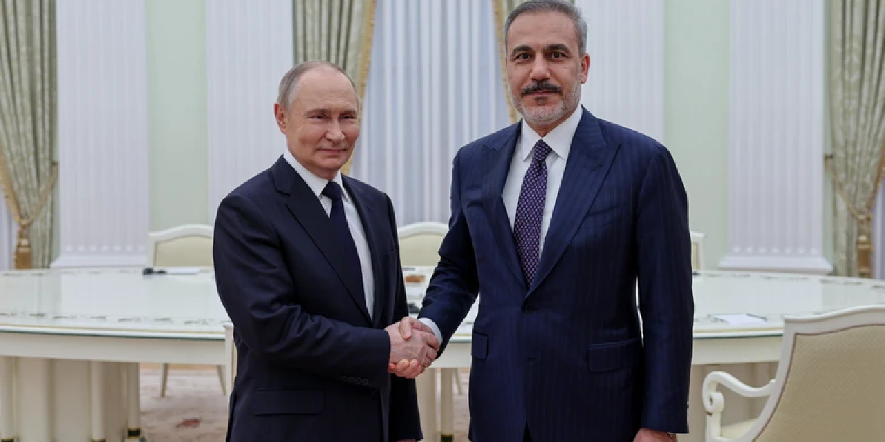 Hakan Fidan, Vladimir Putin'le bir araya geldi