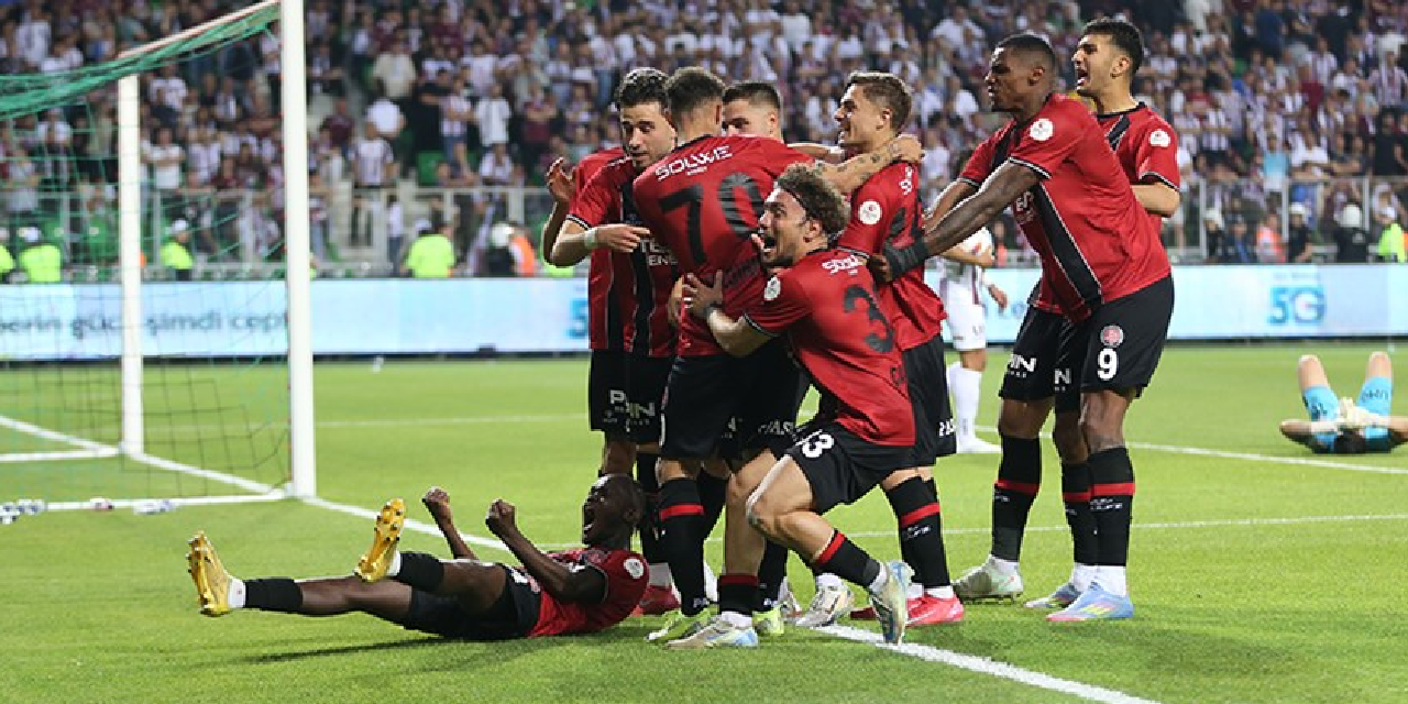 Süper Lig'e yükselen son takım Fatih Karagümrük!