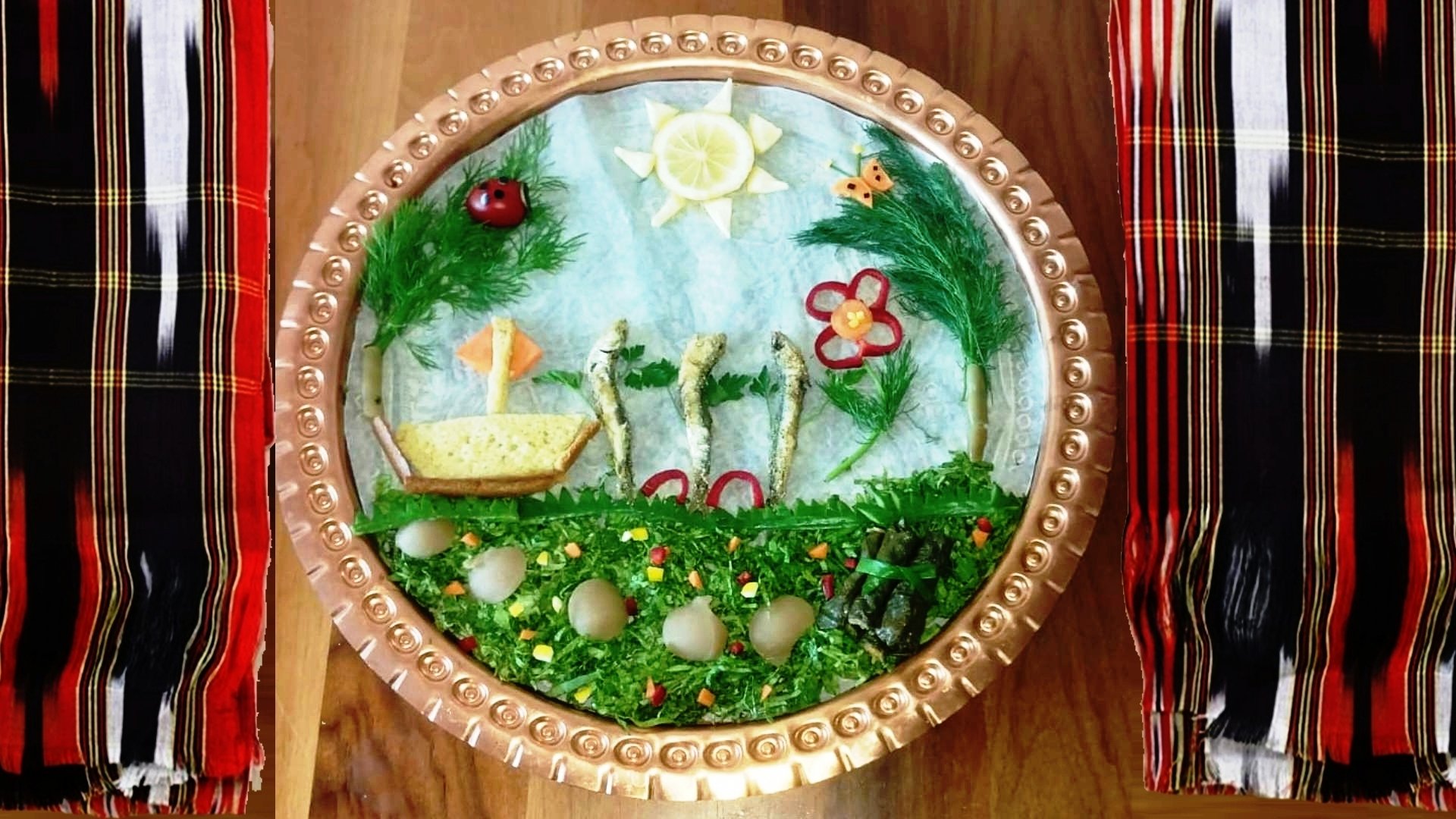 “Sevimli ve Dengeli Tabaklar” yarışmasından sanat eseri sofralar çıktı