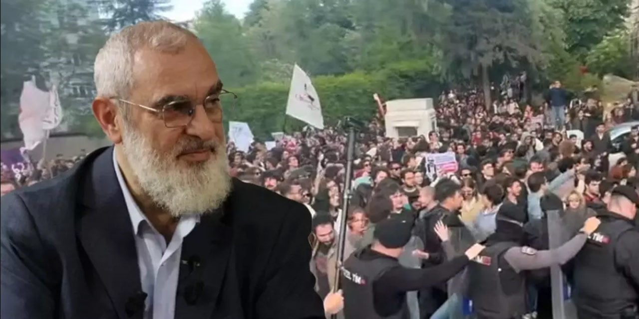 Nureddin Yıldız'ı protesto eden 5 öğrenciye tahliye
