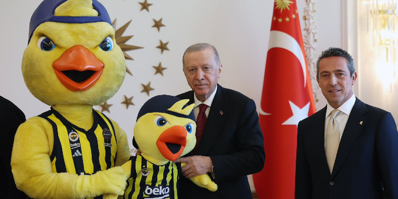 Erdoğan, Fenerbahçe Beko heyetini kabul etti