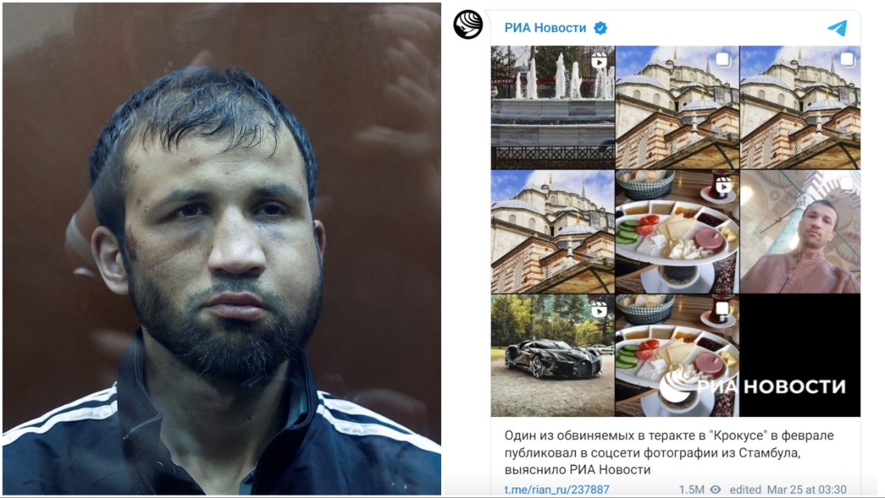 Moskova zanlısının görüntüleri çıktı: Serpme kahvaltı yapıp Fatih Cami’nde poz vermiş