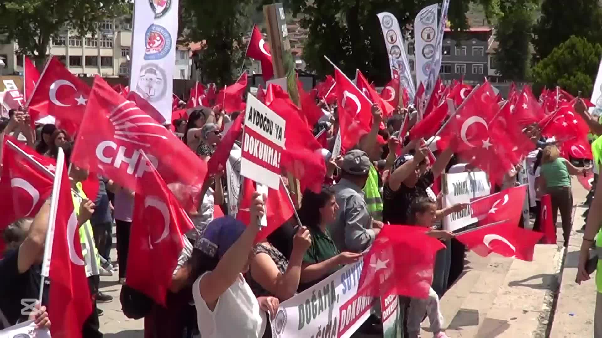 Tokat’ta maden aramasına karşı miting: "Toprağımıza, suyumuza sahip çıkacağız"