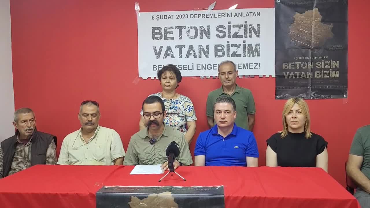 Hatay’da çekilen "Beton Sizin, Vatan Bizim" belgeseline erişim engeli