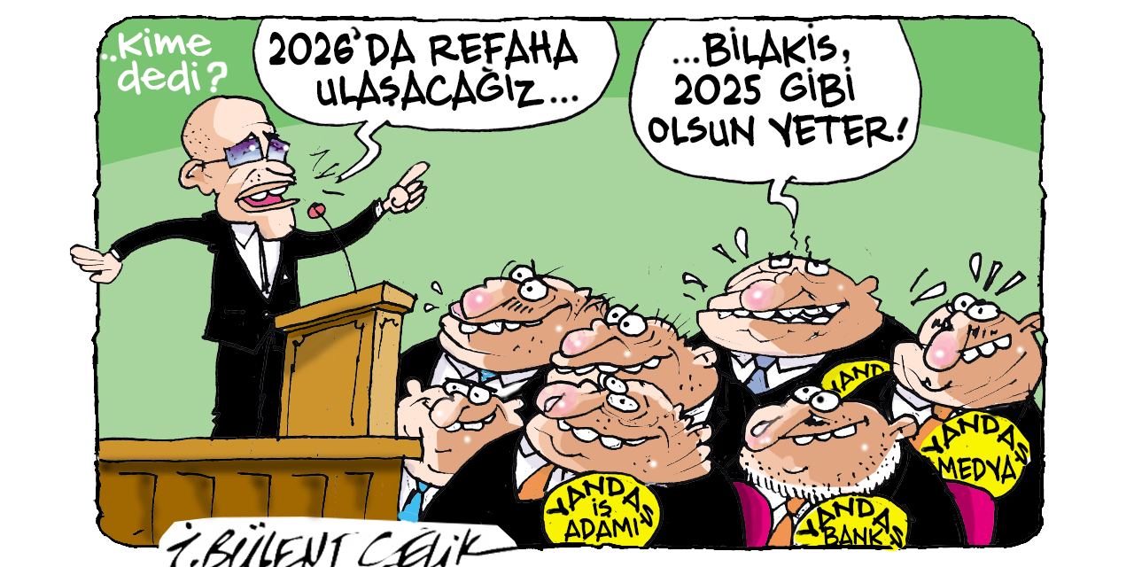 İ. Bülent Çelik'in 12 Haziran 2025 tarihli karikatürü