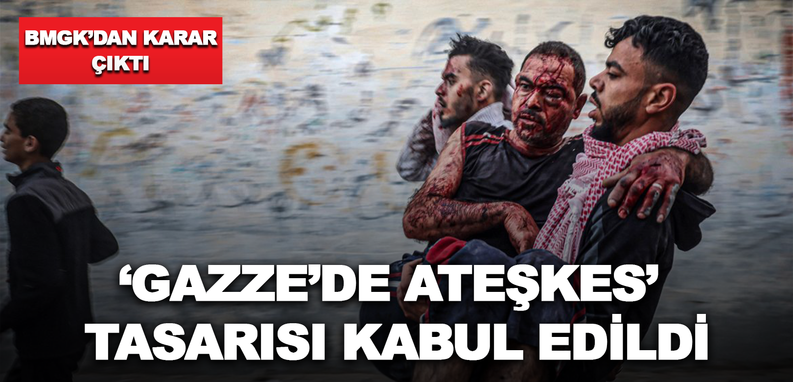 Gazze'de ateşkes tasarısı kabul edildi