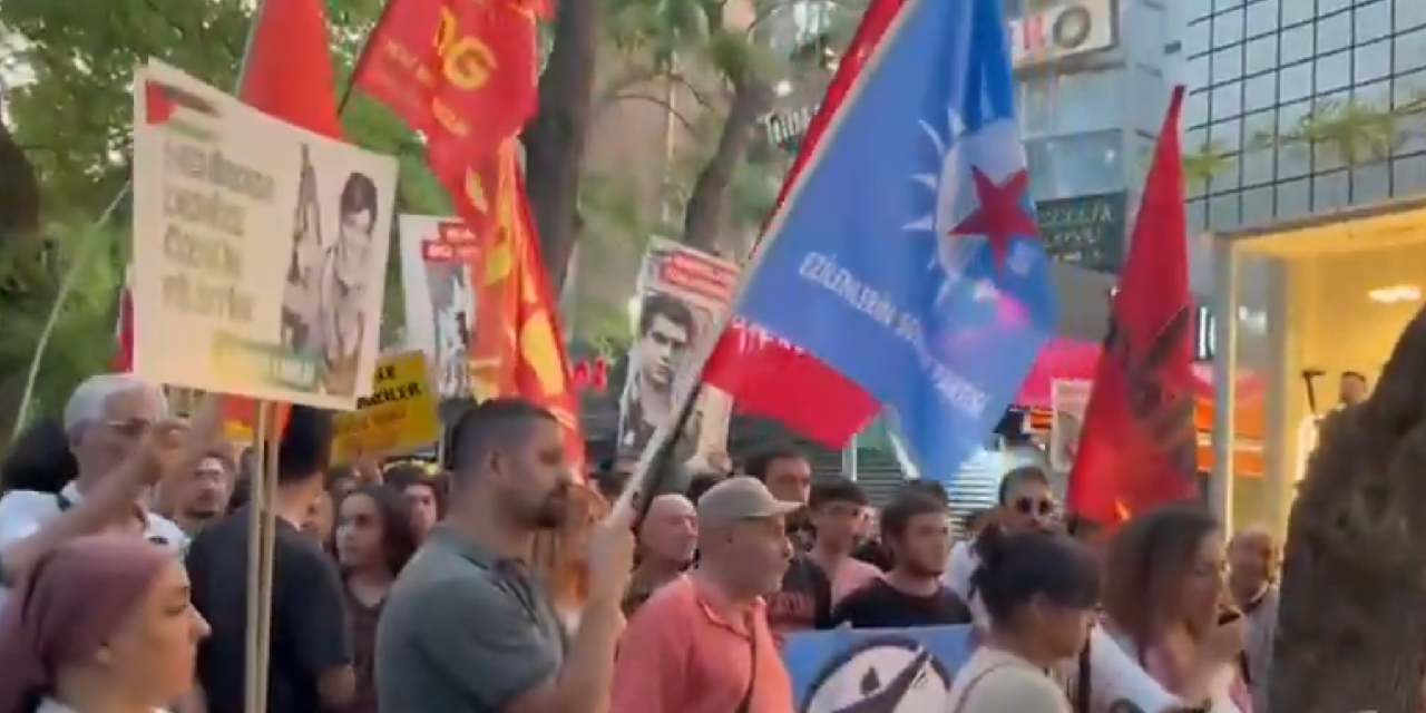 Ankara’da Filistin eylemine polis müdahalesi: Çok sayıda gözaltı var