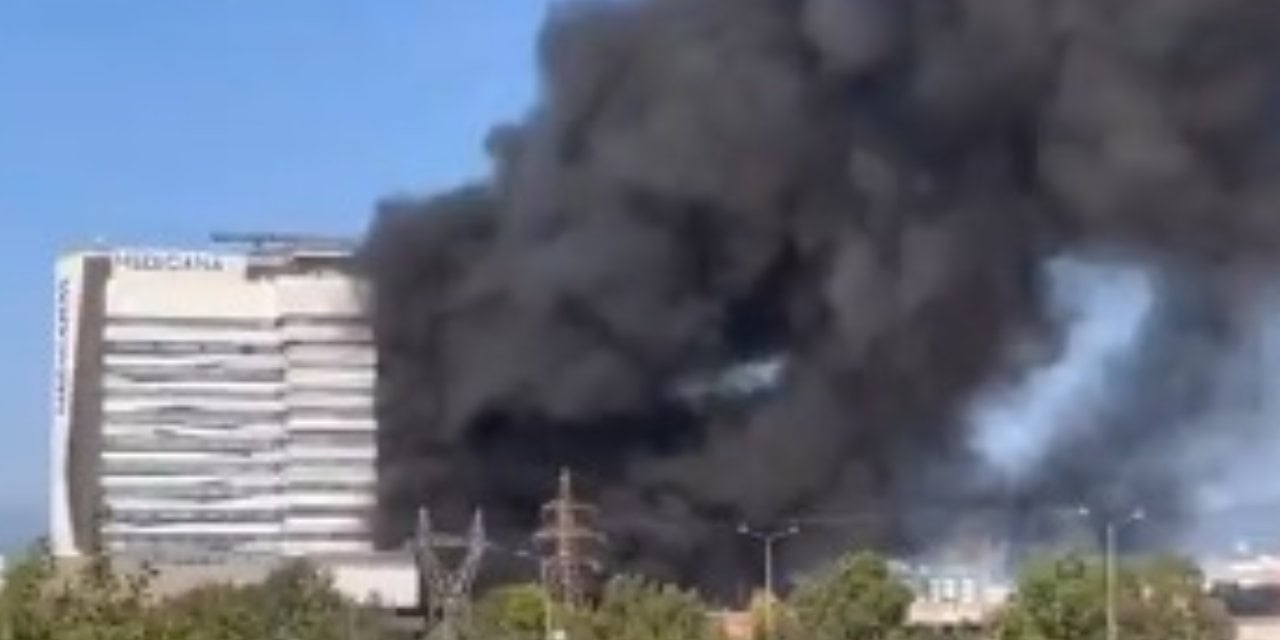 İzmir Konak'taki özel hastanede yangın paniği: Hastalar tahliye edildi