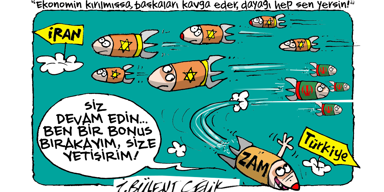 İ. Bülent Çelik'in 16 Haziran 2025 tarihli karikatürü