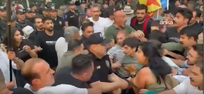 Ankara’daki Filistin'e destek eyleminde gözaltına alınan 6 kişi adli kontrolle serbest bırakıldı
