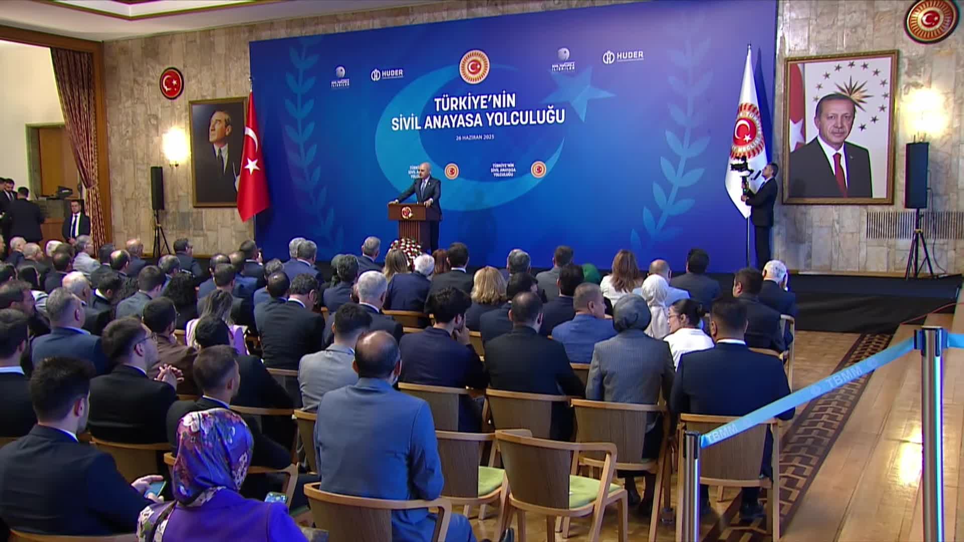 TBMM'de "Türkiye'nin Sivil Anayasa Yolculuğu" toplantısı: Kurtulmuş konuştu