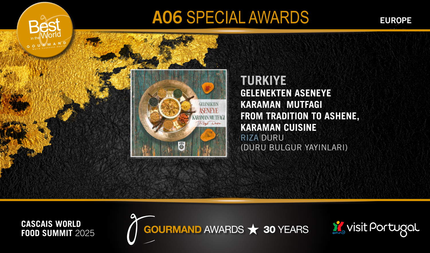 Gastronominin Oscar’ı Karaman Mutfağı’na gitti