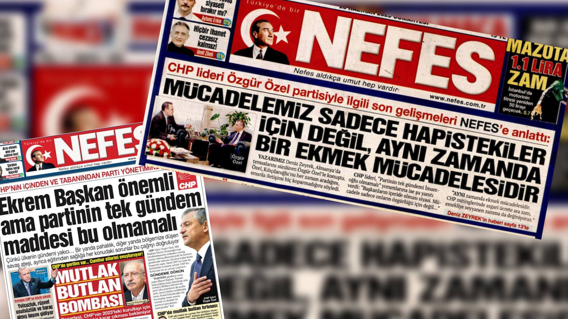 Nefes’ten ikinci gün manşeti: Özel’in Ekrem İmamoğlu çıkışıyla “ayar” geldi