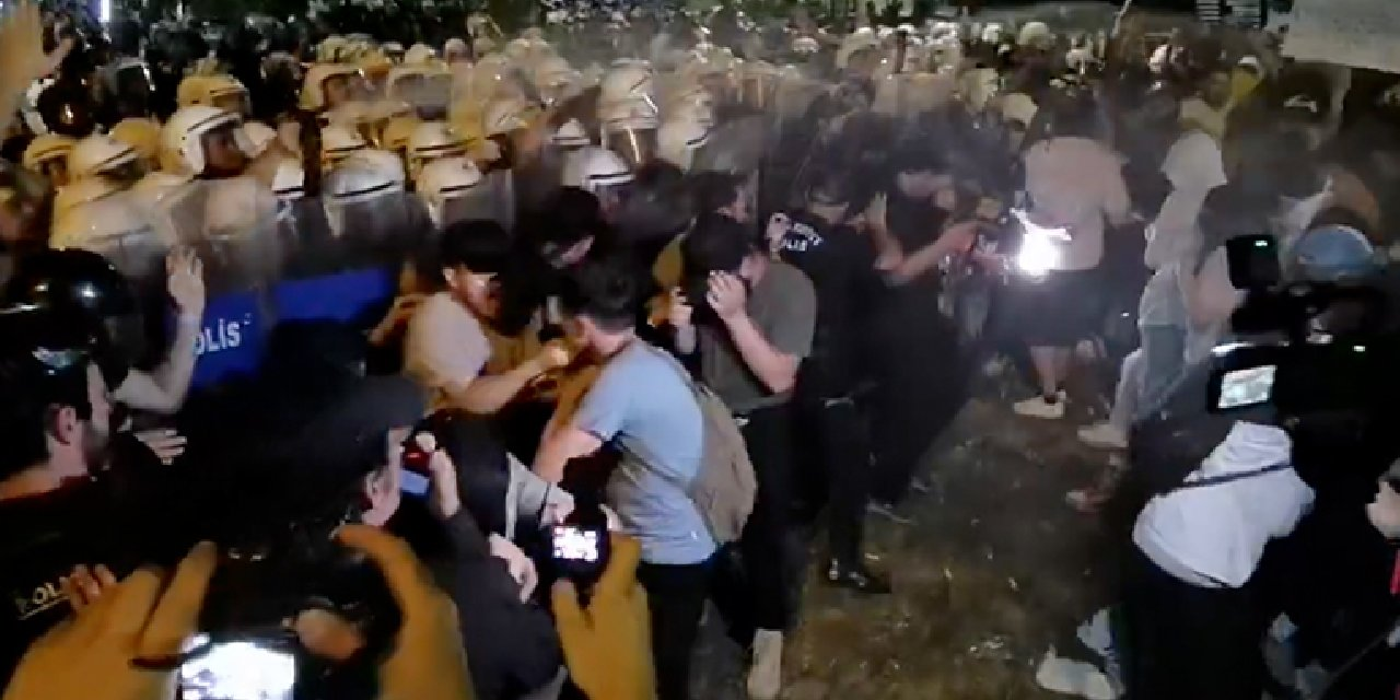 Saraçhane'de miting sonrası polisten yurttaşlara müdahale!