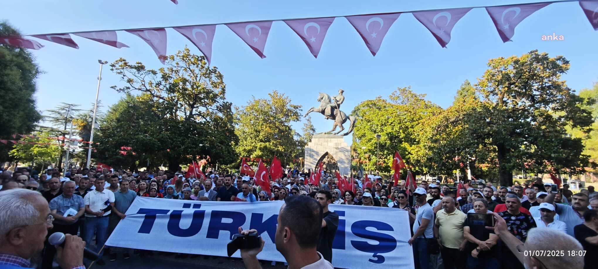 TÜRK-İŞ Samsun Temsilcisi Köymen: Gerçekleri görmek istiyorsanız TÜİK’in raporlarına değil işçinin boş tenceresine bakın