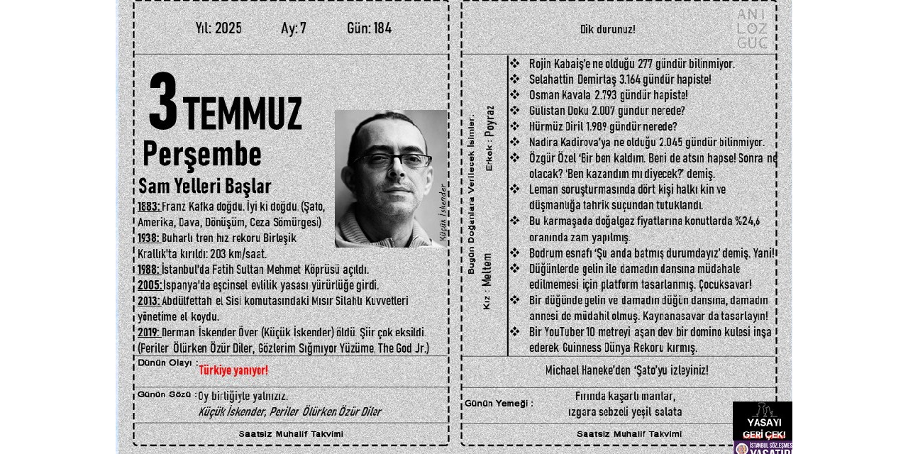 Sam Yelleri Başlar