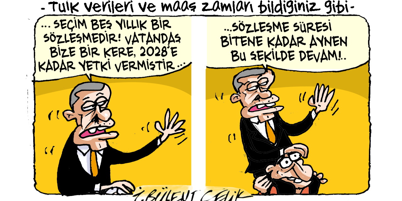 İ. Bülent Çelik'in 4 Temmuz 2025 tarihli karikatürü