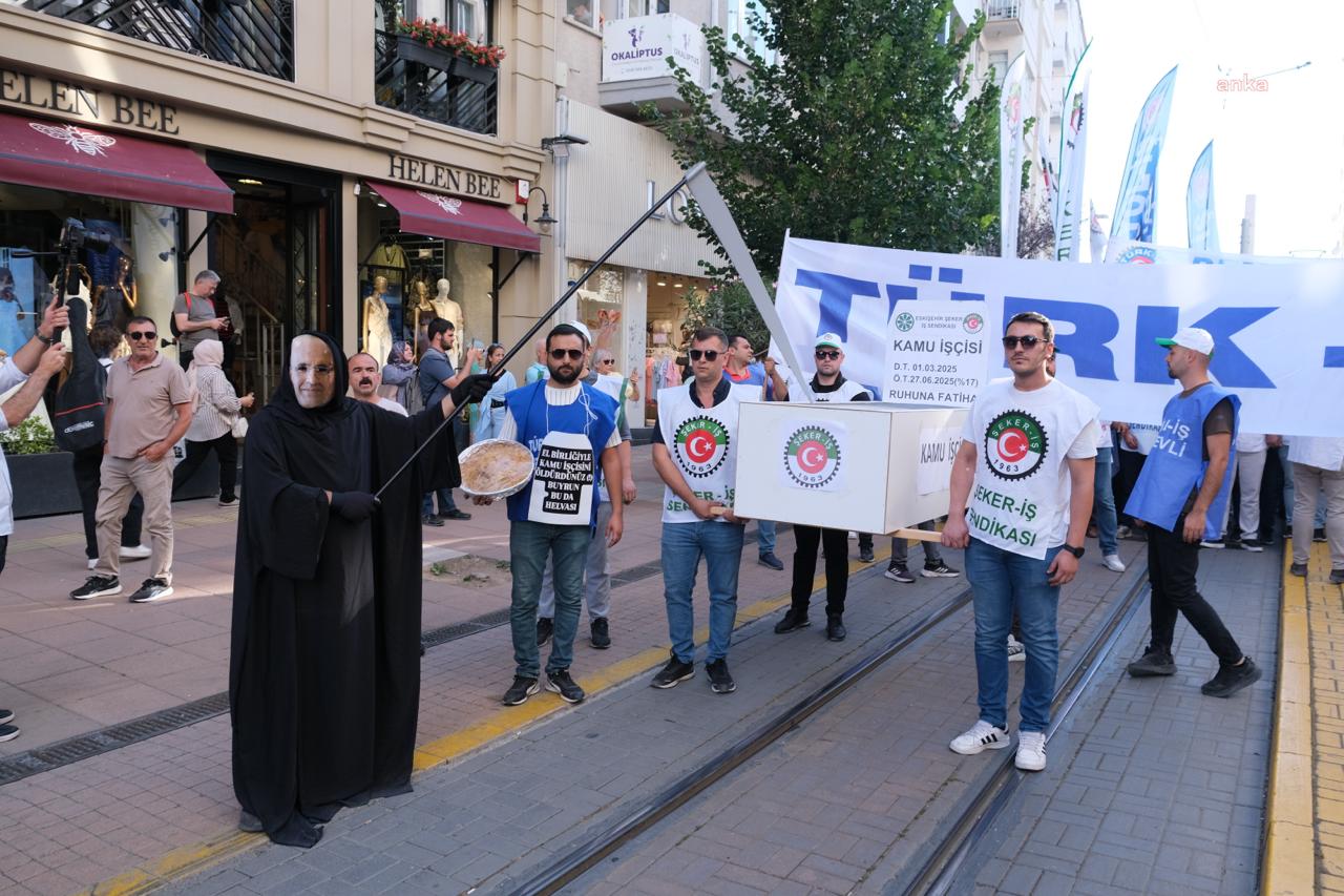 Eskişehir’de geçinemeyen binlerce kamu işçisi sokağa çıktı: “İşçiyi satanı biz de satarız”