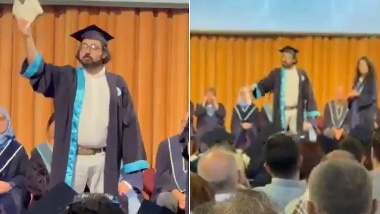 CHP duyurdu: Boğaziçi Üniversitesi'nde diplomasını yırtan Doruk Dörücü gözaltına alındı